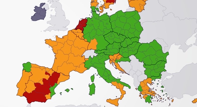 Objavljena nova korona-karta, niti jedan dio Hrvatske više nije crven