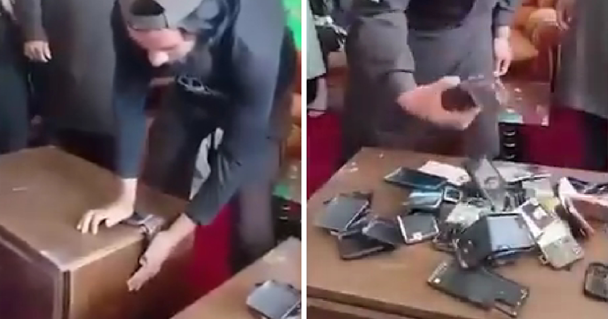 VIDEO Talibani donijeli novu naredbu pa razbijali pametne telefone