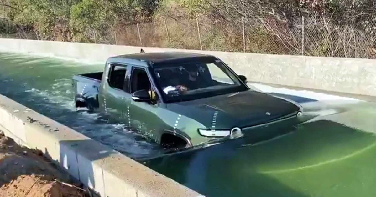VIDEO Ovako električni Rivian vozi kroz vodu