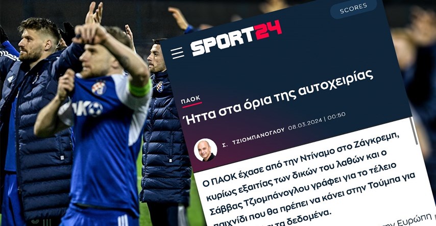 Grci oduševljeni igračem Dinama: Zbog njega PAOK baš ništa nije mogao stvoriti