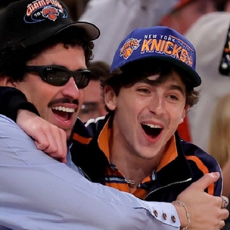 Knicksi zabili, celebrityji poludjeli. Pogledajte Chalameta i Stillera