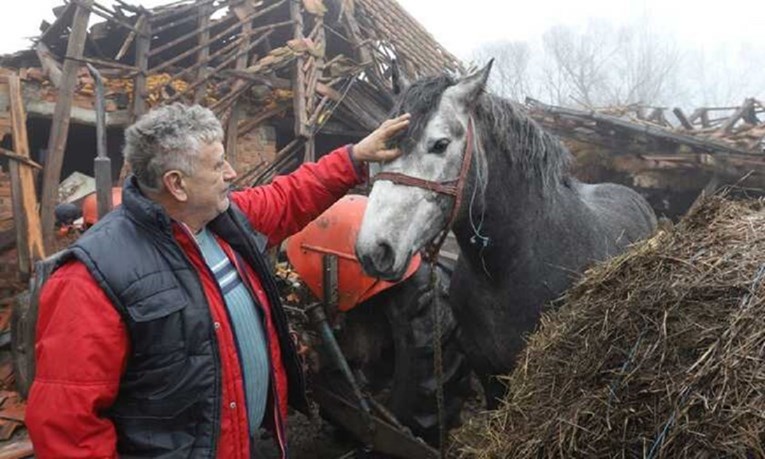 VIDEO Čovjek iz Majskih Poljana koji je iz ruševina spasio konja dobio je novu kuću