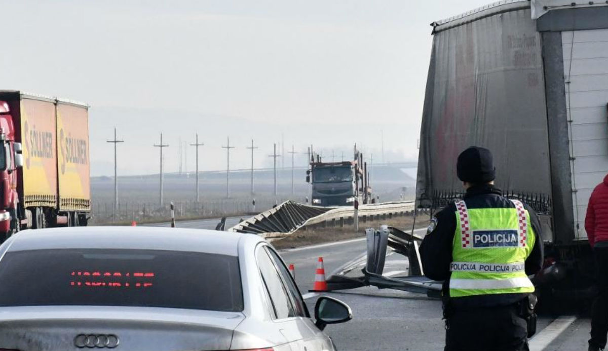 Nesreća na autocesti A3, u dijelu zemlje mokre i skliske ceste