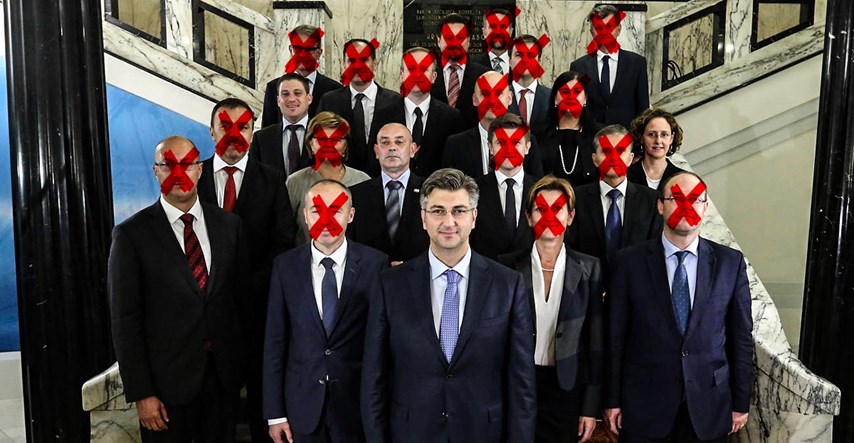 Ovo je Plenkovićeva prva vlada. Do danas su ostala samo tri ministra