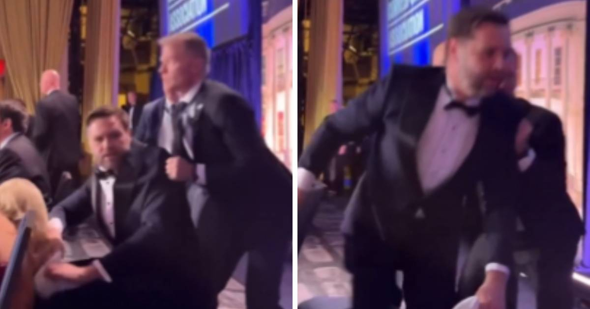 VIDEO Snimka JD Vancea s večere postala viralna. "Zašto su ga izvukli prije Trumpa?"
