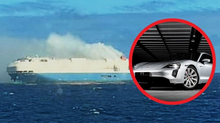 Na brodu izgorjelo 4000 luksuznih auta: "Moj Porsche u plamenu pluta oceanom"