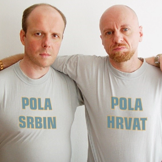 Novosti: Maskirani mladići noćas u Zagrebu uništili plakat "Pola Srbin, pola Hrvat"