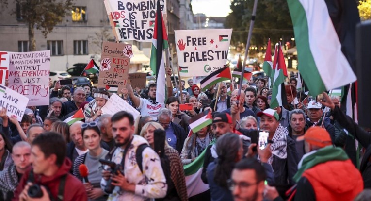 Stotine na prosvjedu za Palestinu u Zagrebu: "Europa ne želi priznati genocid"