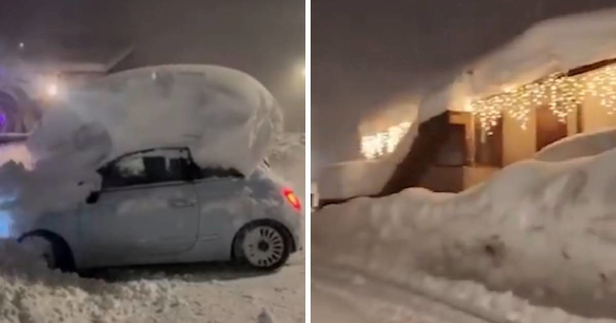 VIDEO Pogledajte prizore s Primorskih Alpa. "Ljudi kopaju tunele do domova"