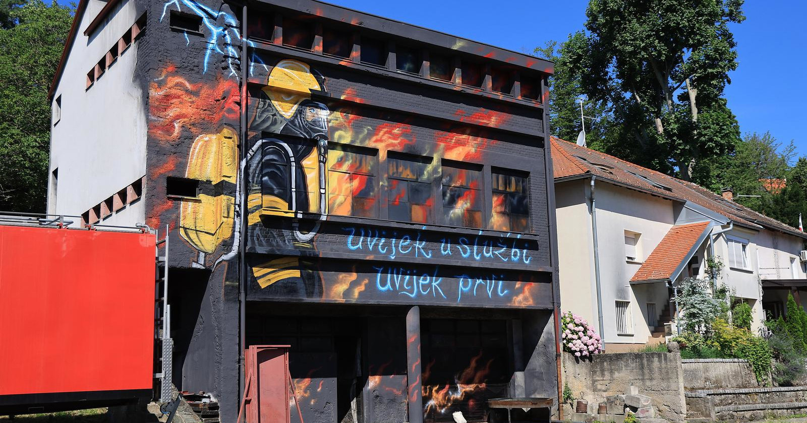 Mural posvećen vatrogascima: "Uvijek u službi, uvijek prvi"