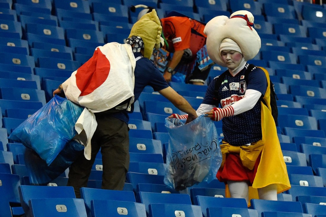 Žene prozvale japanske navijače: "Čistite stadione, a tko čisti kod kuće?"