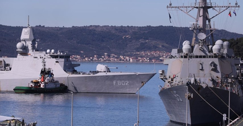 FOTO Moćni ratni brodovi NATO-a u splitskoj luci