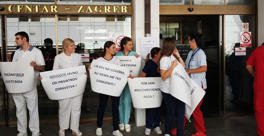 Prosvjed u tri hrvatske bolnice: "Koliko je ostalo do kolapsa zdravstva?"
