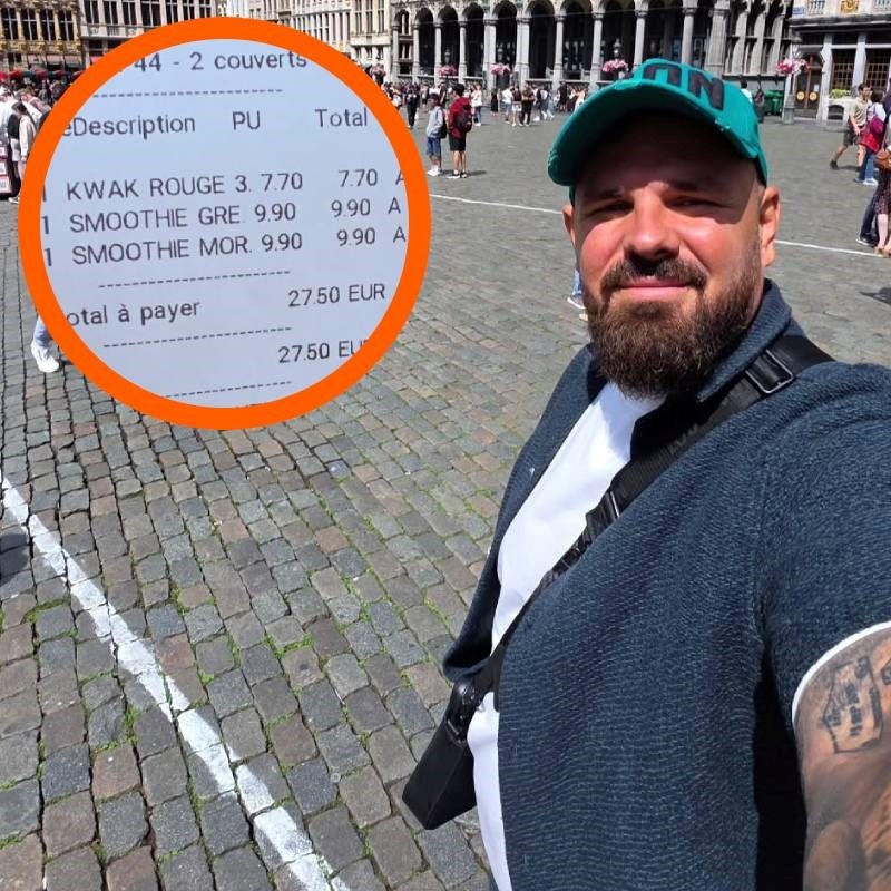 Kristijan Iličić objavio račun iz Belgije, odmah počele usporedbe s Hrvatskom