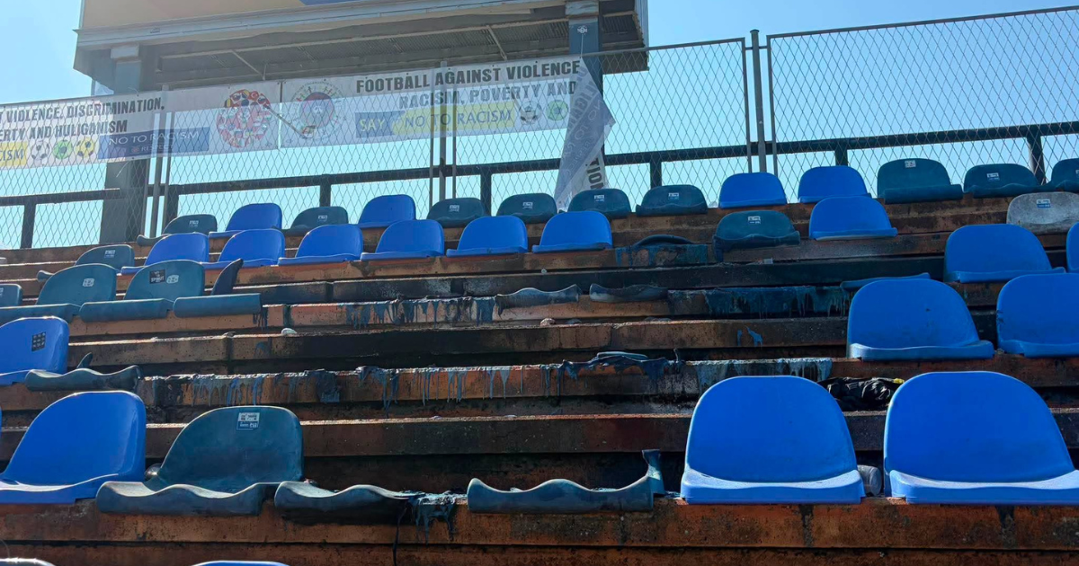 FOTO Ovako izgleda tribina koju je Torcida zapalila u Varaždinu