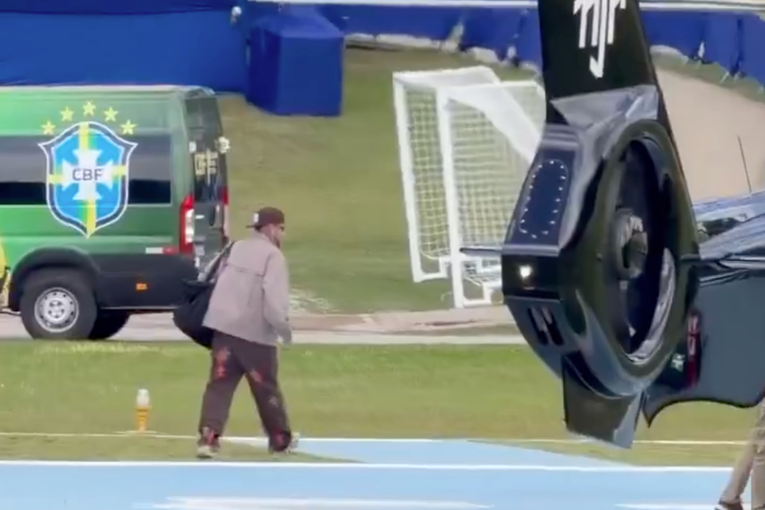 VIDEO Neymar na okupljanje reprezentacije stigao helikopterom