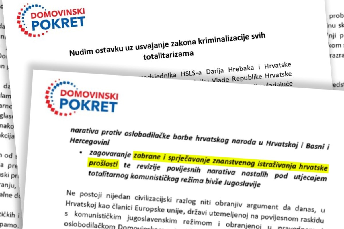 Dabro traži "zabranu sprječavanja istraživanja hrvatske prošlosti"