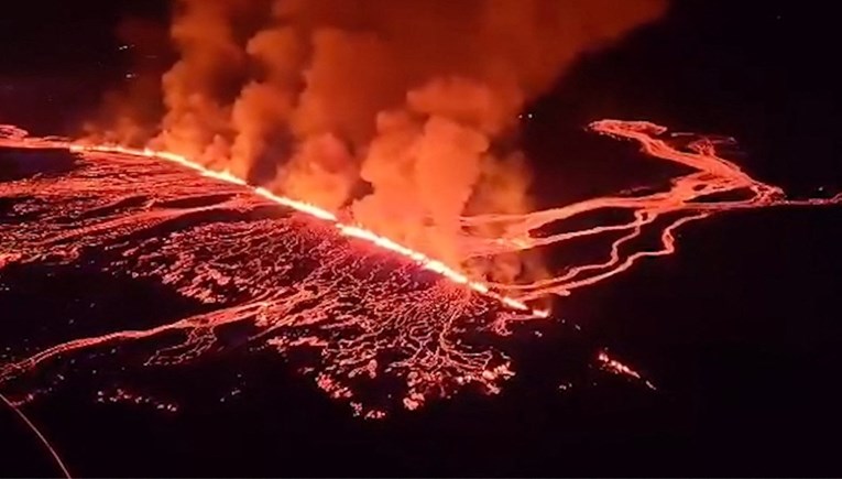 VIDEO Ponovna erupcija vulkana na Islandu. "Bila je najsnažnija dosad"