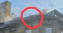 Požar stana u centru Zagreba. Vatrogasci spasili čovjeka s balkona, došla i hitna