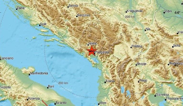 EMSC objavio da je Crnu Goru pogodio potres od 4.5 po Richteru pa povukao objavu