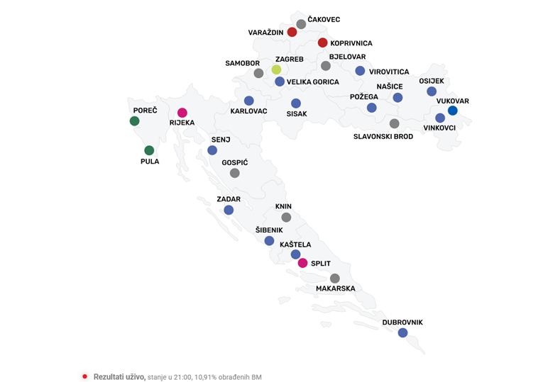 Tko će sjediti u gradskim vijećima?