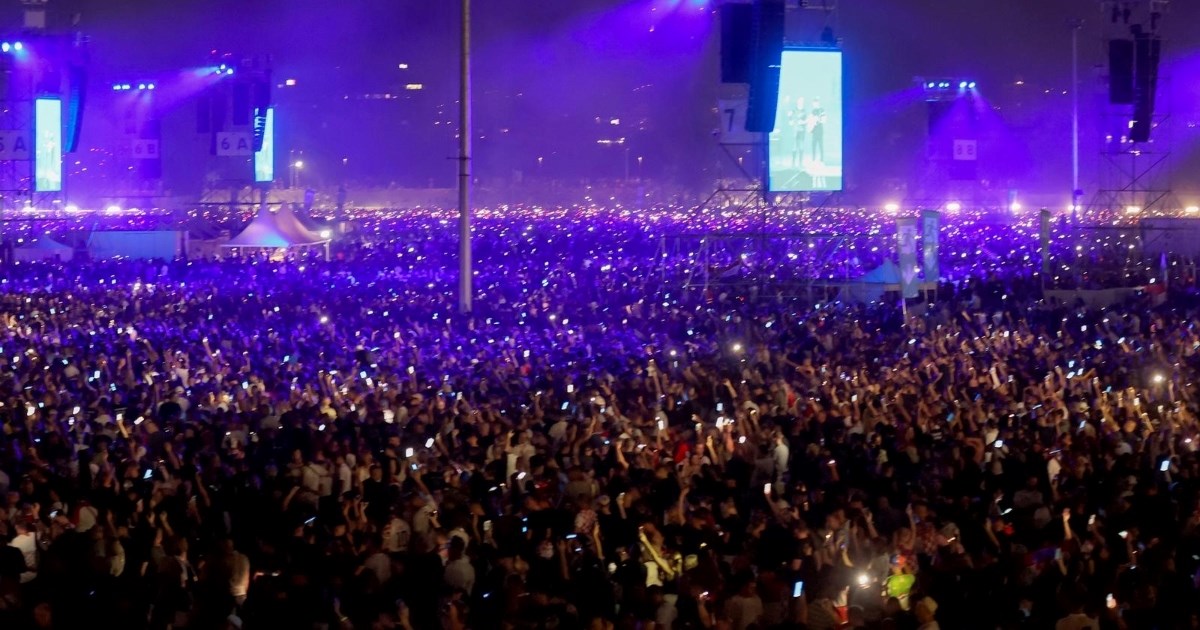 VIDEO Pogledajte light show tijekom pjesme Ratnici svjetla