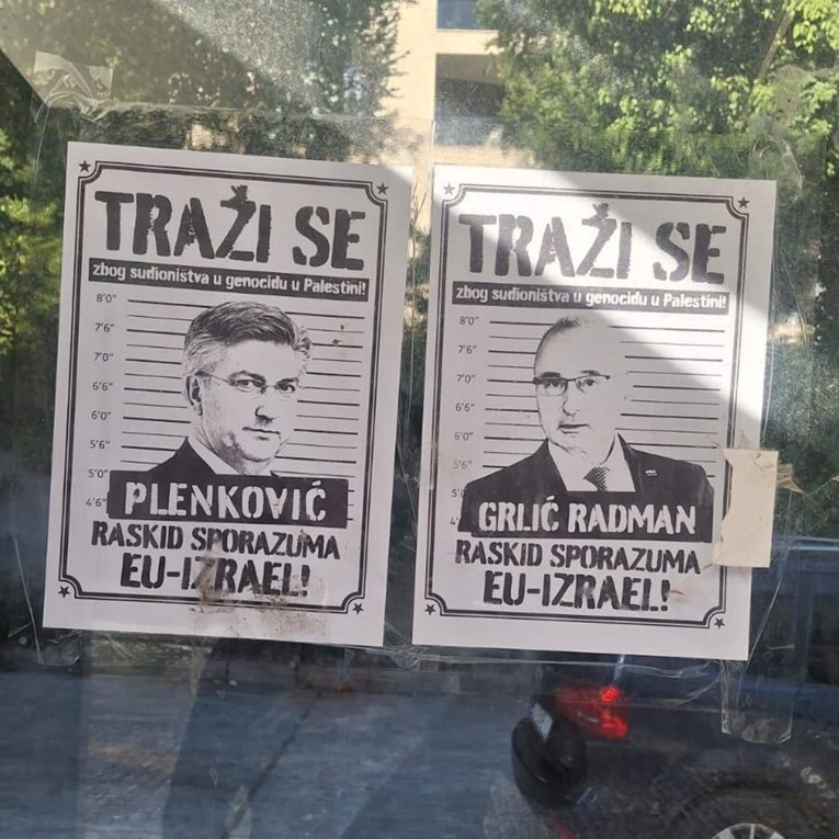 U Dubrovniku osvanuli plakati: Traže se Plenković i Grlić zbog sudioništva u genocidu