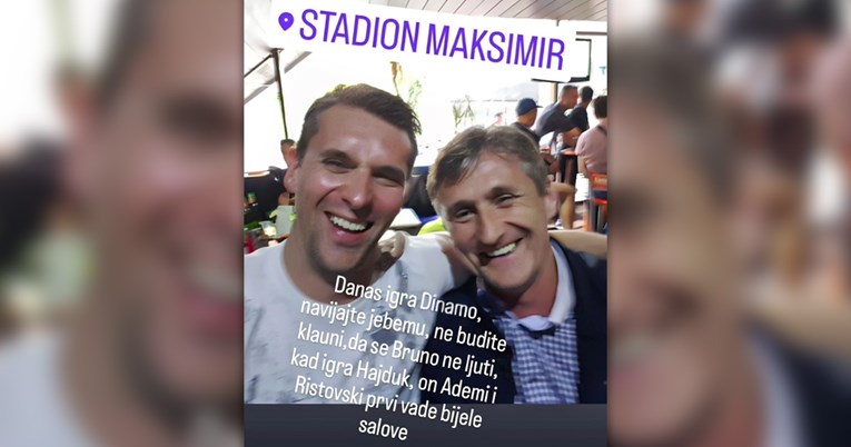 Legenda Hajduka objavila fotku s Jarnijem: "Navijajte za Dinamo da se Bruno ne ljuti"