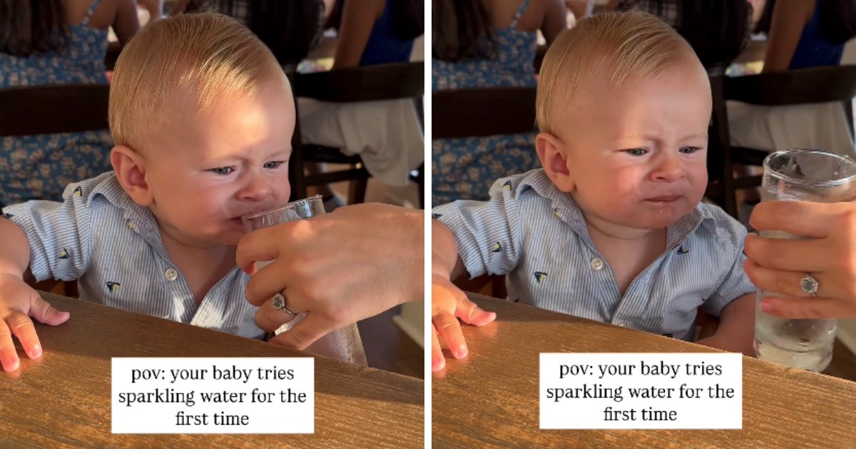 Dječak je prvi put probao mineralnu vodu. Njegova reakcija će vas nasmijati
