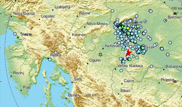 Novi potres kod Petrinje, magnituda je 3.5