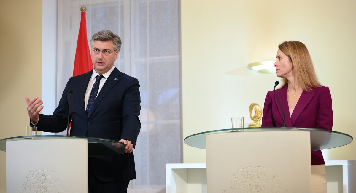 Plenković u Estoniji, susreo se s kolegicom: Nastavit ćemo pomagati Ukrajini
