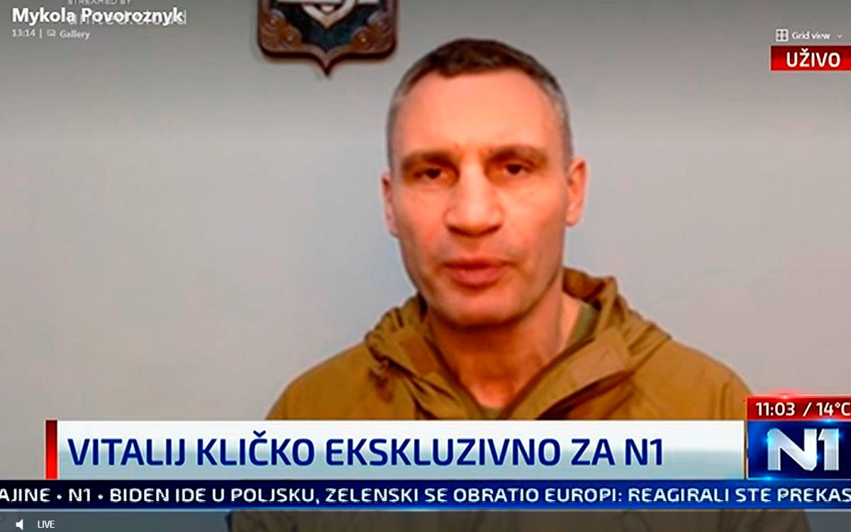 Kličko: Snažniji smo od Rusa jer se oni bore za novac, a mi za svoju neovisnost