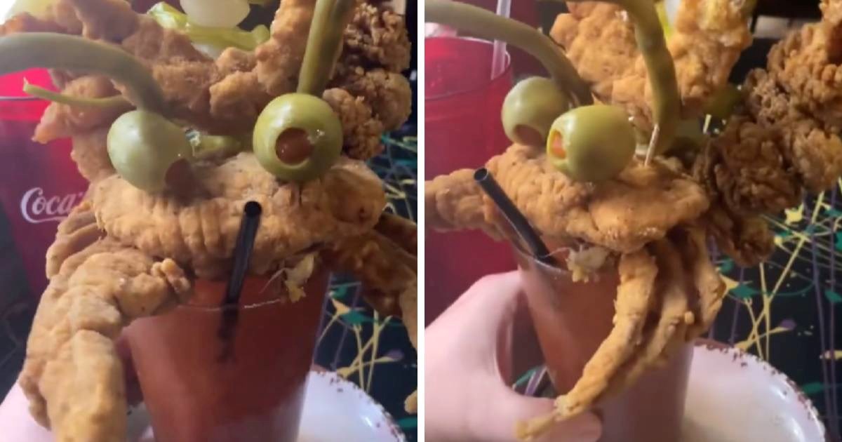 VIDEO Naručio je običan koktel, a konobarica mu je donijela "cijeli obrok" u čaši