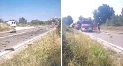 VIDEO Teška nesreća na magistrali kod Pirovca, jedna osoba ozlijeđena