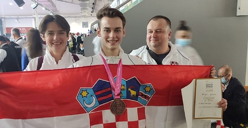 Borna Pečko osvojio brončanu medalju na EP-u