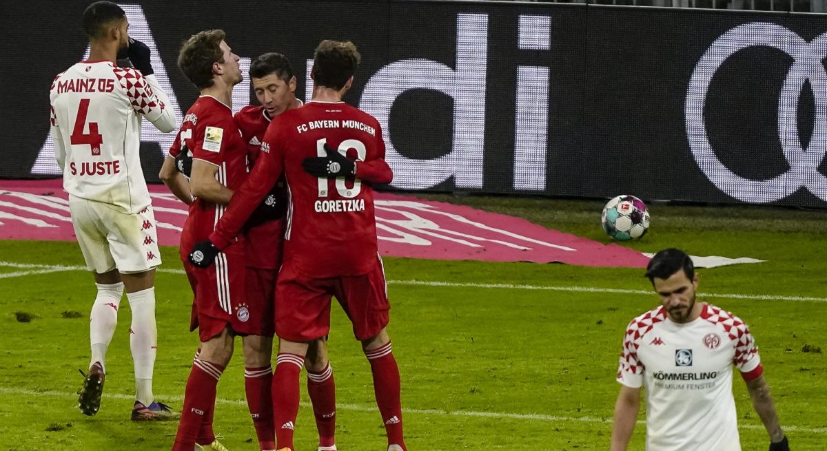Mainz je u Münchenu nakon 45 minuta imao 2:0, a onda su se Bayern i Lewa naljutili