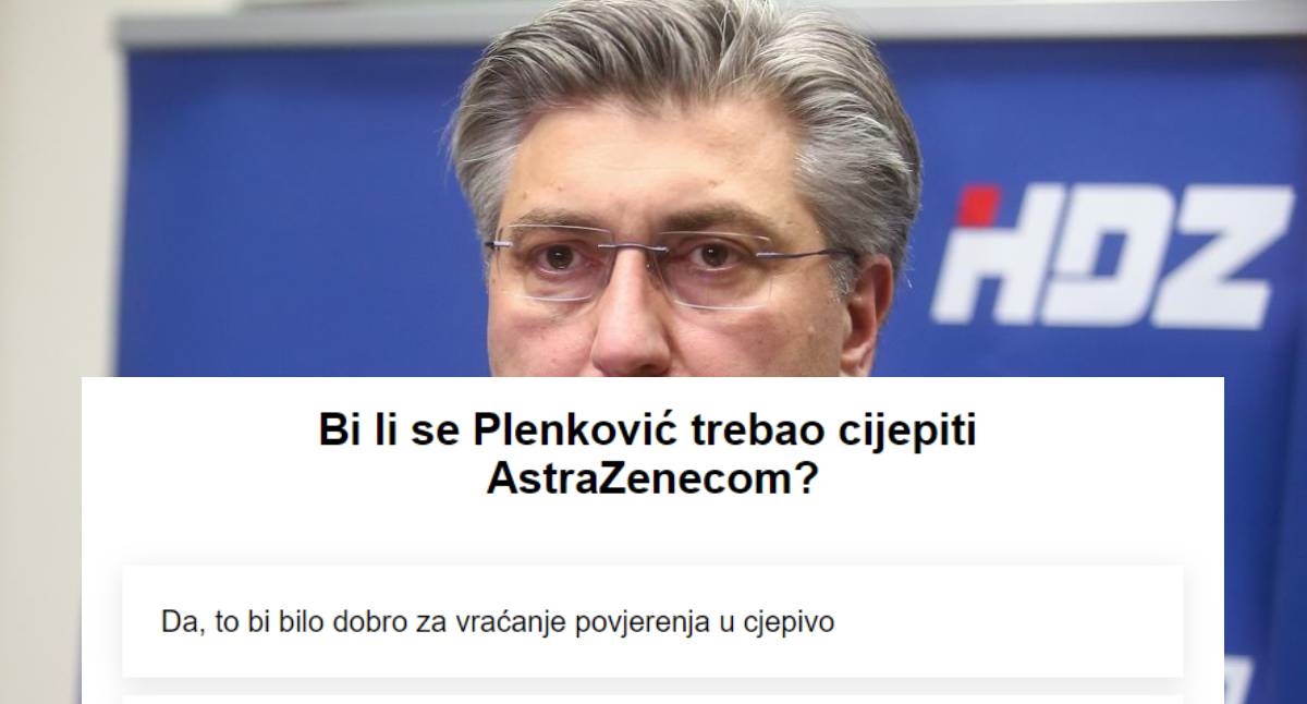 Danas se Boris Johnson i Janez Janša cijepe AstraZenecom. Treba li i Plenković?