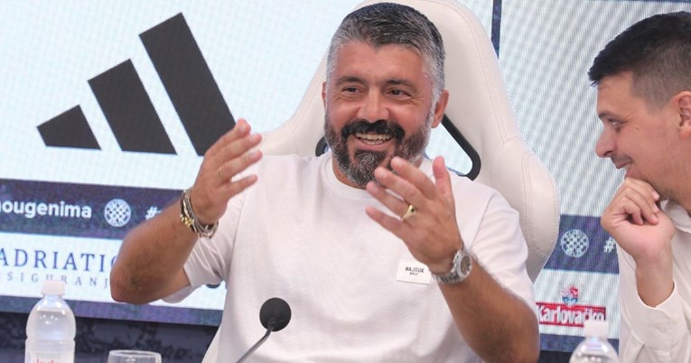 Gattuso na presici opet nasmijao sve. Poručio Krovinoviću da brzo priča i odje*e