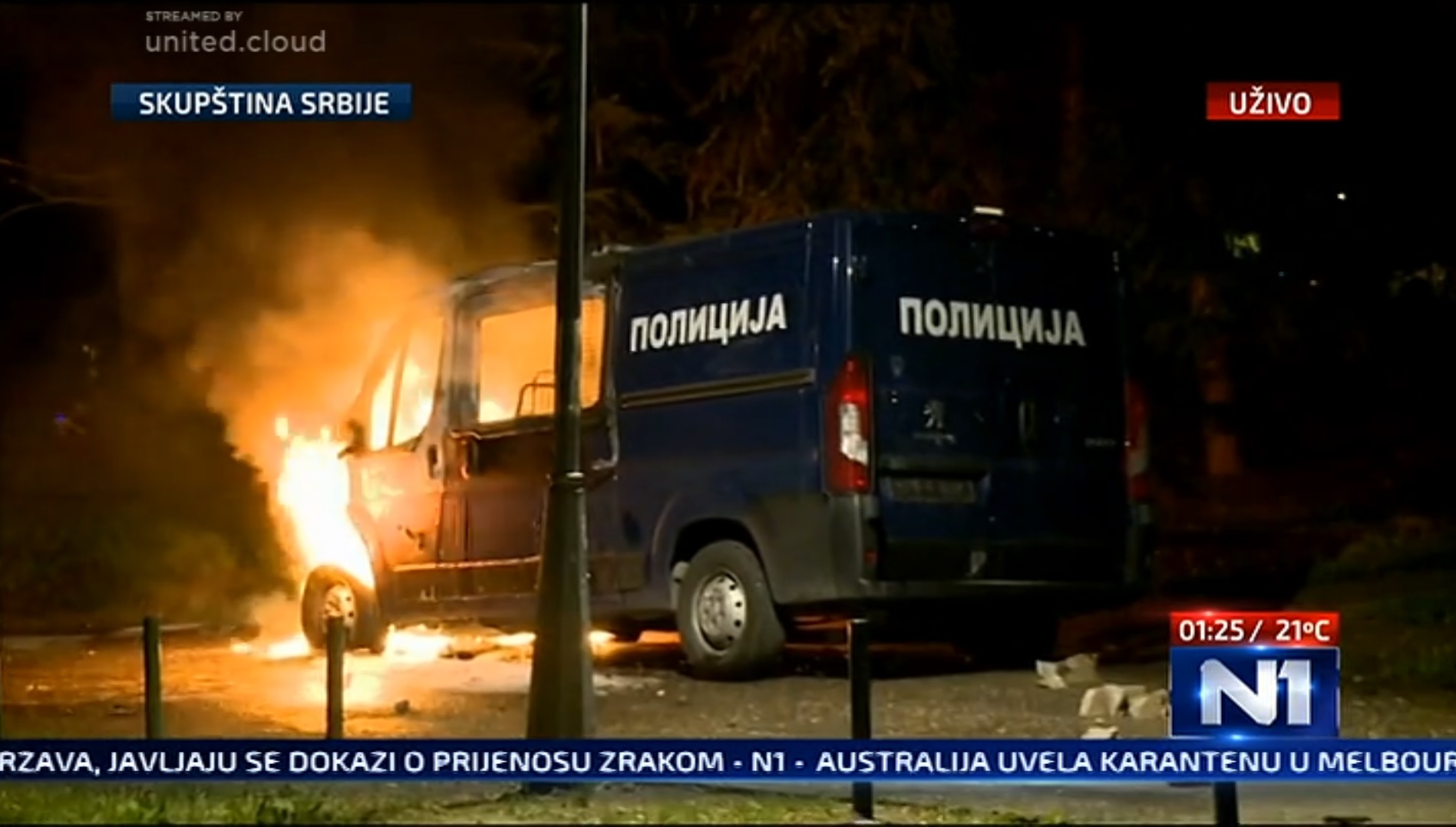 Dok je u Beogradu gorjelo, RTS prikazivao Jackieja Chana