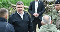 Milanović obišao poplavom ugroženo područje Petrinje