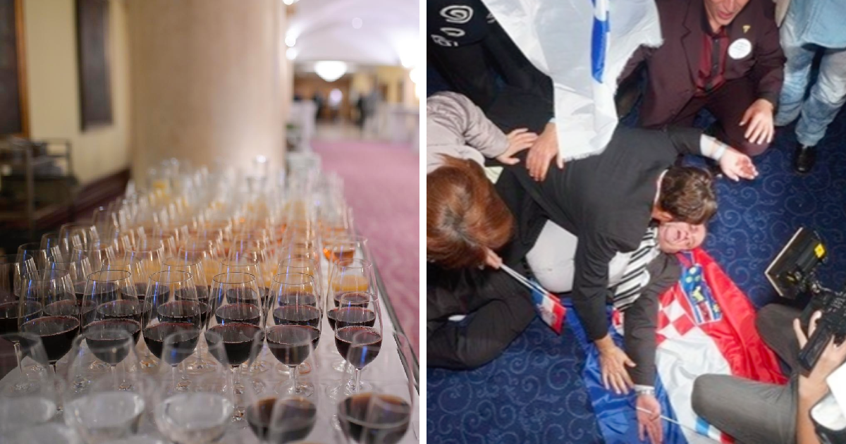 Ipak nema alkohola u stožeru HDZ-a ni ove godine. U vinske čaše ulili - sokove