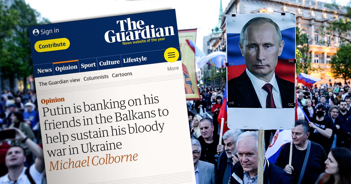Britanski Guardian piše o povezanosti srpske krajnje desnice s Rusijom i Putinom