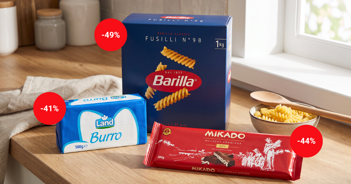 Kilogram Barille 1.85 €, 500 g maslaca 2.29 €. Pogledajte najjače akcije