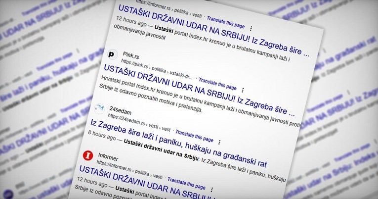 Vučićevi mediji luduju, Informer prekinuo program: "Index radi ustaški državni udar"