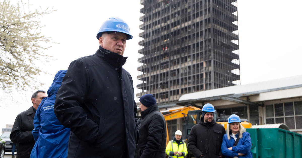 Bačić obišao zgradu Vjesnika: "Položila je ispit"