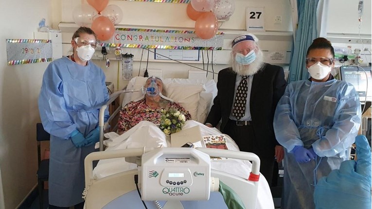 Vjenčali se na covid-odjelu bolnice nakon 46 godina poznanstva