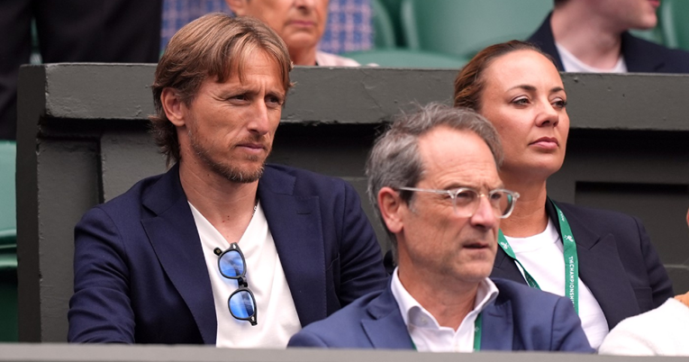 Luka i Vanja Modrić pratili su polufinalni meč Wimbledona