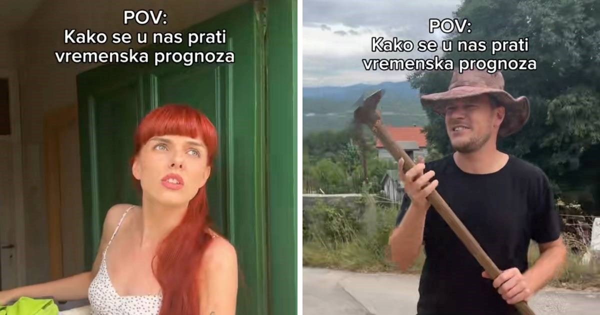 Bračanka pokazala kako se u Dalmaciji predviđa vremenska prognoza, video je hit