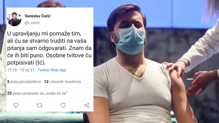 Ministar Ćorić otvorio Twitter, zbog jednog detalja odmah je počela sprdnja