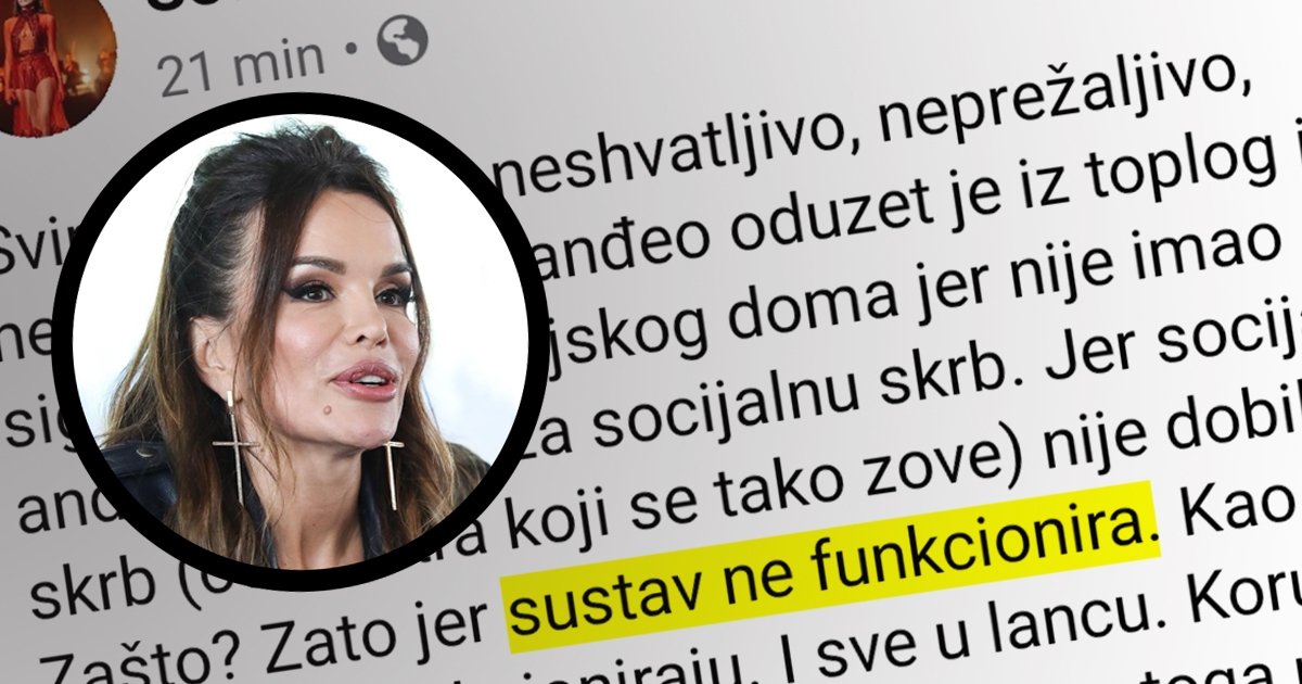 Severina: Sustav ne funkcionira, zašto je zbog toga moralo umrijeti dijete?